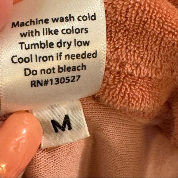 Shore Women's Terry Coral Beach Top Size MEDIUM NWT - Picture 6 of 6